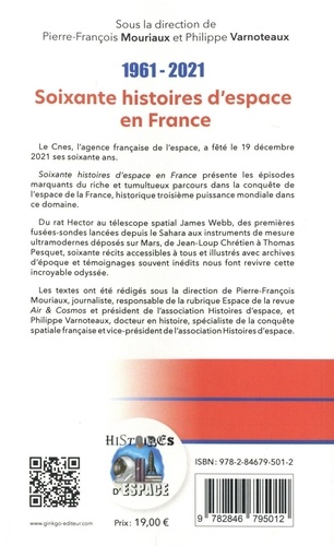 Soixante histoires d'espace en France. 1961-2021