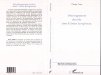Pierre Frois - Développement durable dans l'Union européenne.