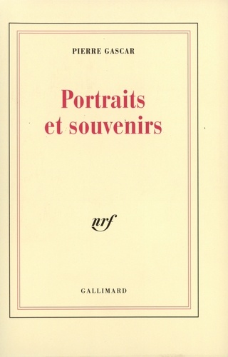 Portraits et souvenirs