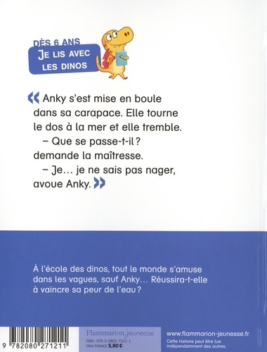 L'école des dinos Tome 2 Anky a peur de l'eau