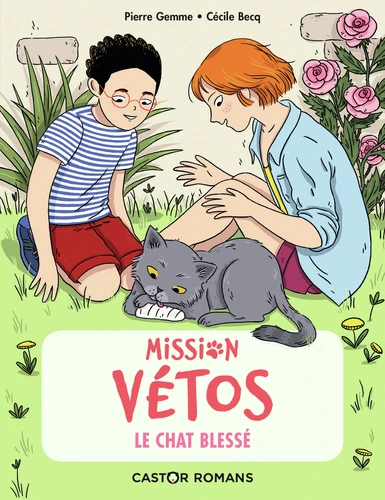 Couverture de Mission Vétos n° 5 Le chat blessé