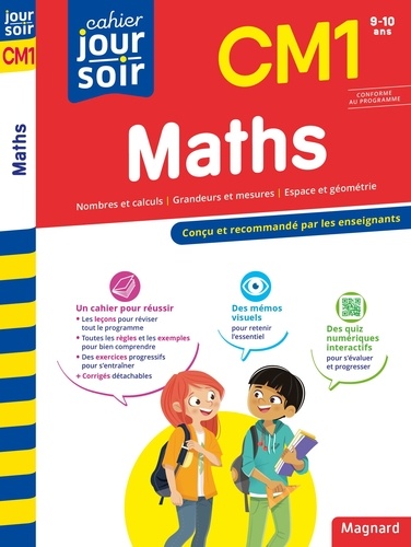 Cahier du jour/Cahier du soir Maths CM1  Edition 2023