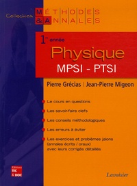 Pierre Grécias et Jean-Pierre Migeon - Physique 1e année MPSI-PTSI.