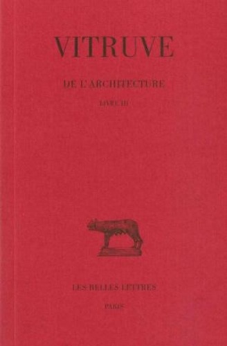 Pierre Gros - De l'architecture tome 3.