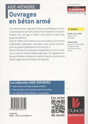 Ouvrages en béton armé 5e édition