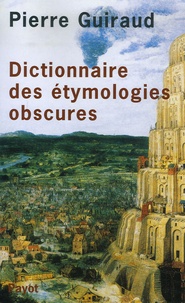 Galabria.be Dictionnaire des étymologies obscures Image