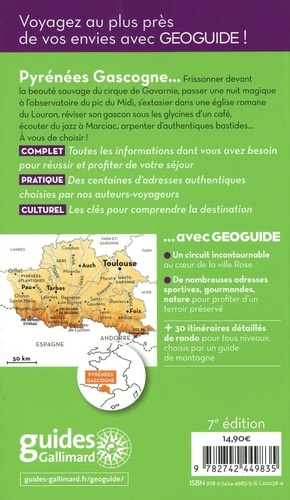 Pyrénées Gascogne. Toulouse, Pau, Auch, Foix 7e édition