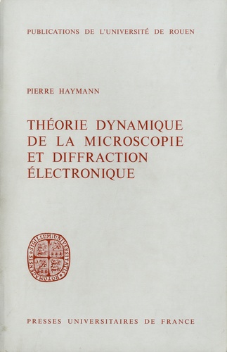 Théorie dynamique de la microscopie et diffraction électronique. Mesure des intensités