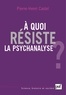 Pierre-Henri Castel - A quoi résiste la psychanalyse ?.