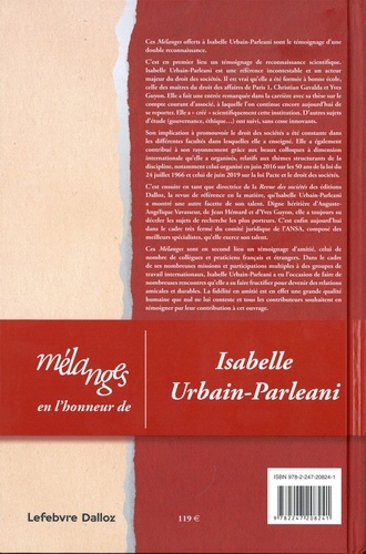 Liber amicorum. Mélanges en l'honneur d'Isabelle Urbain-Parleani