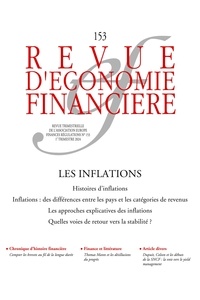 Pierre Jacquet et Franck Sedillot - Revue d'économie financière N° 153, 1er trimestr : Les inflations.