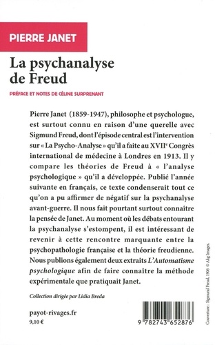 La psychanalyse de Freud. Suivi d'extraits de L'automatisme psychologique