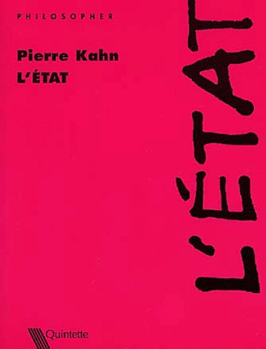 Pierre Kahn - L'Etat.
