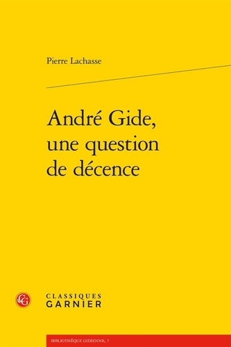 Andre Gide, une question de décence