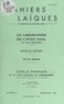 Pierre Lamarque et Prosper Alfaric - La laïcisation de l'État civil - Notes de lecture. Vie du Cercle.