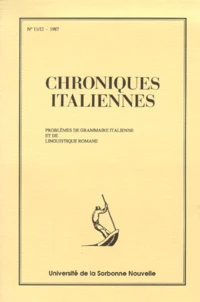Problemes De Grammaire Italienne Et  De Linguistique Romane. 2eme Edition