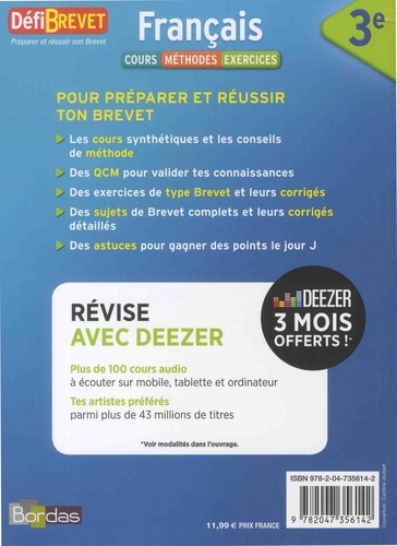 Français 3e  Edition 2018