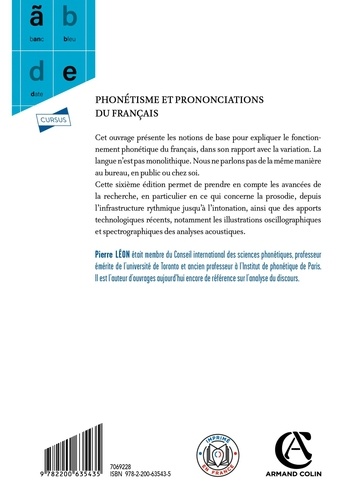 Phonétisme et prononciations du français 6e édition