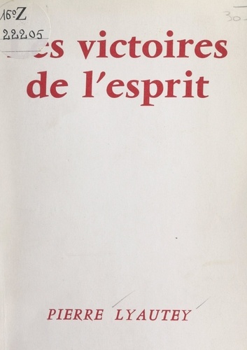 Les victoires de l'esprit