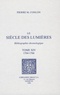 Pierre M. Conlon - Le siècle des Lumières - Bibliographie chronologique Tome 14, 1764-1766.