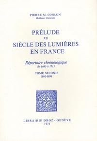 Prélude au siècle des Lumières en France