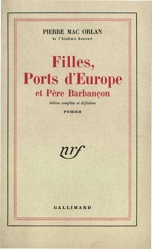 Filles, ports d'Europe et Père Barbançon