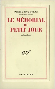 LE MEMORIAL DU PETIT JOUR