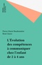 Pierre-Marie Baudonnière - L'Évolution des compétences à communiquer chez l'enfant de 2 à 4 ans.