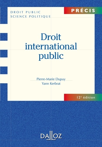 Droit international public 12e édition