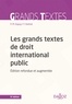 Pierre-Marie Dupuy et Yann Kerbrat - Les grands textes de droit international public.