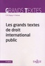 Pierre-Marie Dupuy et Yann Kerbrat - Les grands textes de droit international public.
