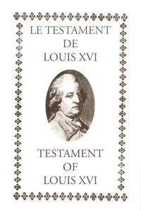 Le testament de Louis XVI