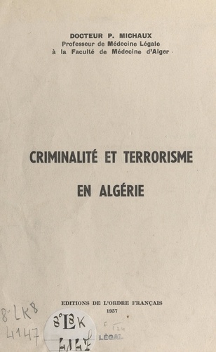 Criminalité et terrorisme en Algérie