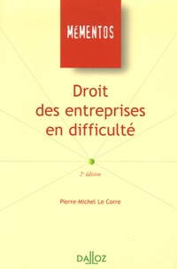 Pierre-Michel Le Corre - Droit des entreprises en difficulté.