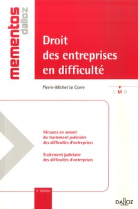 Pierre-Michel Le Corre - Droit des entreprises en difficulté.