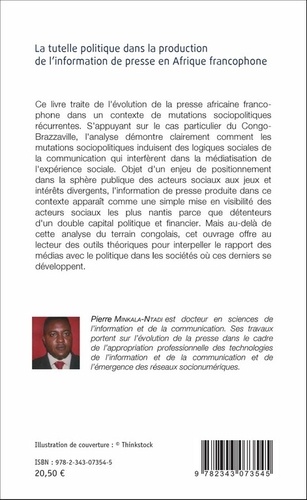 La tutelle politique dans la production de l'information de presse en Afrique francophone. Le cas du Congo-Brazzaville