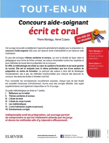 Concours Aide-soignant. Ecrit et oral  Edition 2019-2020