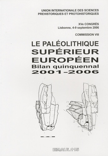 Pierre Noiret - Le paléolithique supérieur européen - Bilan quinquennal 1996-2001.