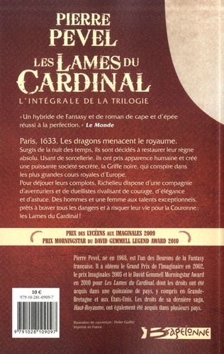 Les Lames du Cardinal Intégrale