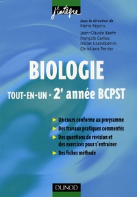 Pierre Peycru et Jean-Claude Baehr - Biologie tout-en-un BCPST 2e année.