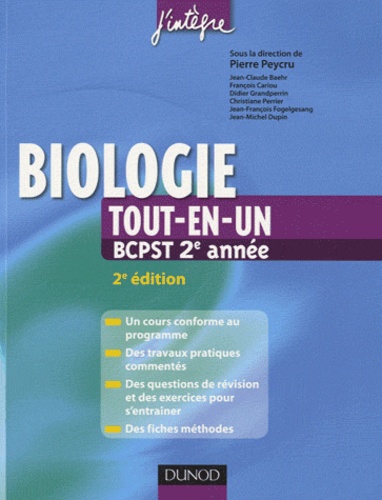 Biologie tout-en-un BCPST 2e année 2e édition