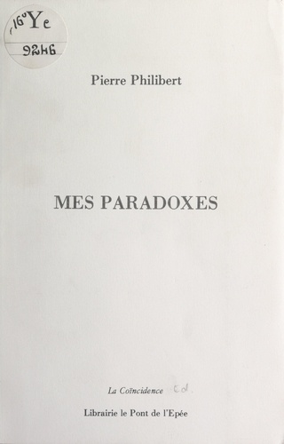 Mes paradoxes