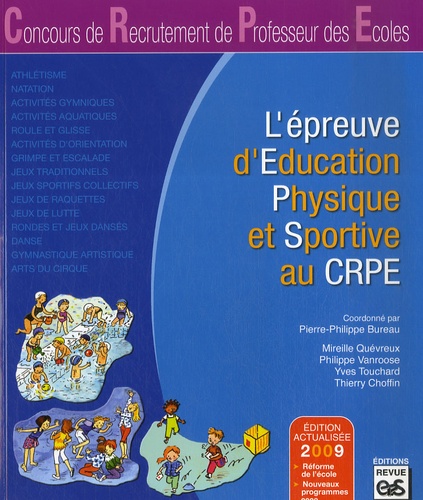 Pierre-Philippe Bureau - L'épreuve d'éducation physique et sportive au CRPE.