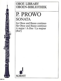 Pierre Prowo - Sonata No. 5 A major - oboe and basso continuo..