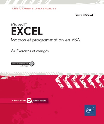 Pierre Rigollet - Excel - Macros et programmation en VBA.