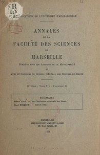 Pierre Rouard et Albert Tian - La ventilation spontanée des vases - Suivi de Henri Buisson, 1873-1944.