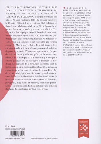 La mémoire en partage. Sciences Po Bordeaux (1948-2018) - Occasion