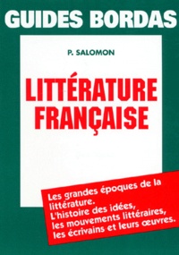 Pierre Salomon - Litterature Francaise.