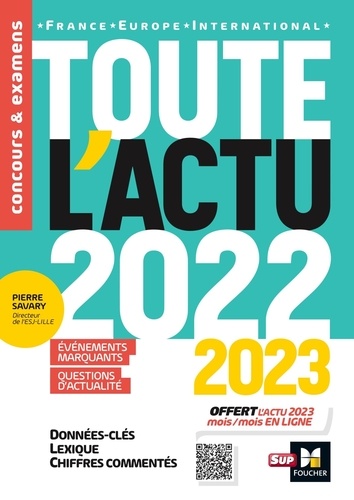 Toute l'actu. France, Europe, International  Edition 2022-2023