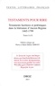 Pierre Servet et Marie-Hélène Servet - Testaments pour rire - Testaments facétieux et polémiques dans la littérature d'Ancien Régime (1465-1799) 2 volumes.